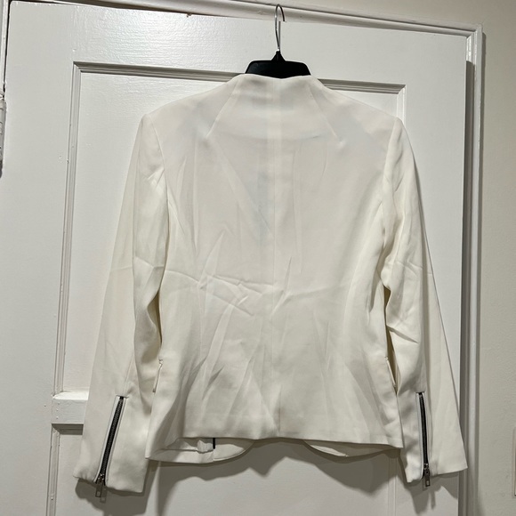 Rag & bone white jacket 0 zipper sleeves NWT - Picture 4 of 4